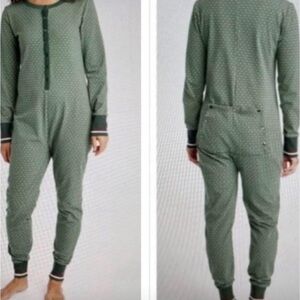 Men’s or women’s hearth & hand Green Polka Dot onepiece Pajamas multiple sizes